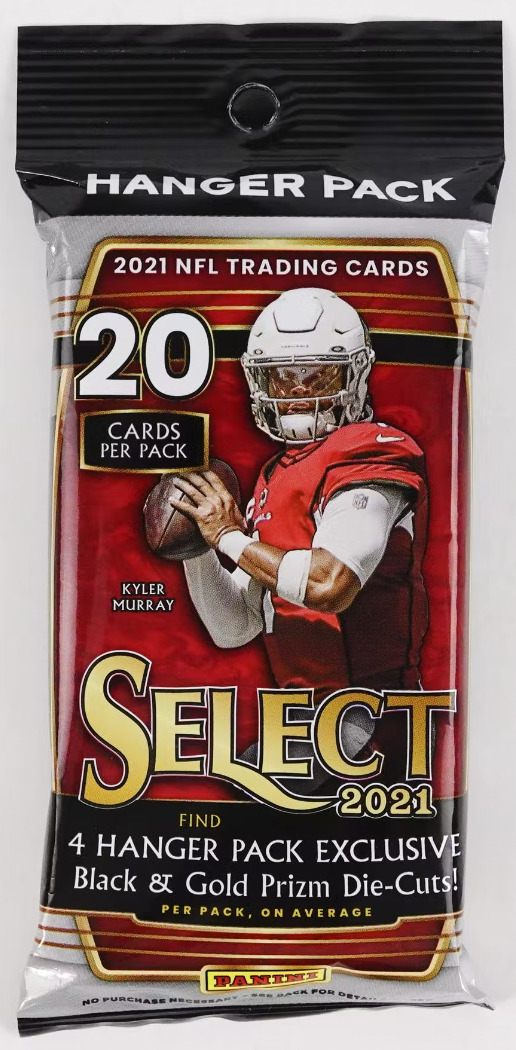 2021 Panini Select Football Hanger Pack (Black & Gold Prizms!)